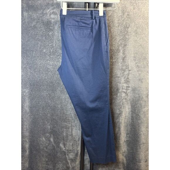 Lauren Ralph Lauren Pants Women's Size 16 Blue Cropped Chino Stretch - Picture 10 of 10